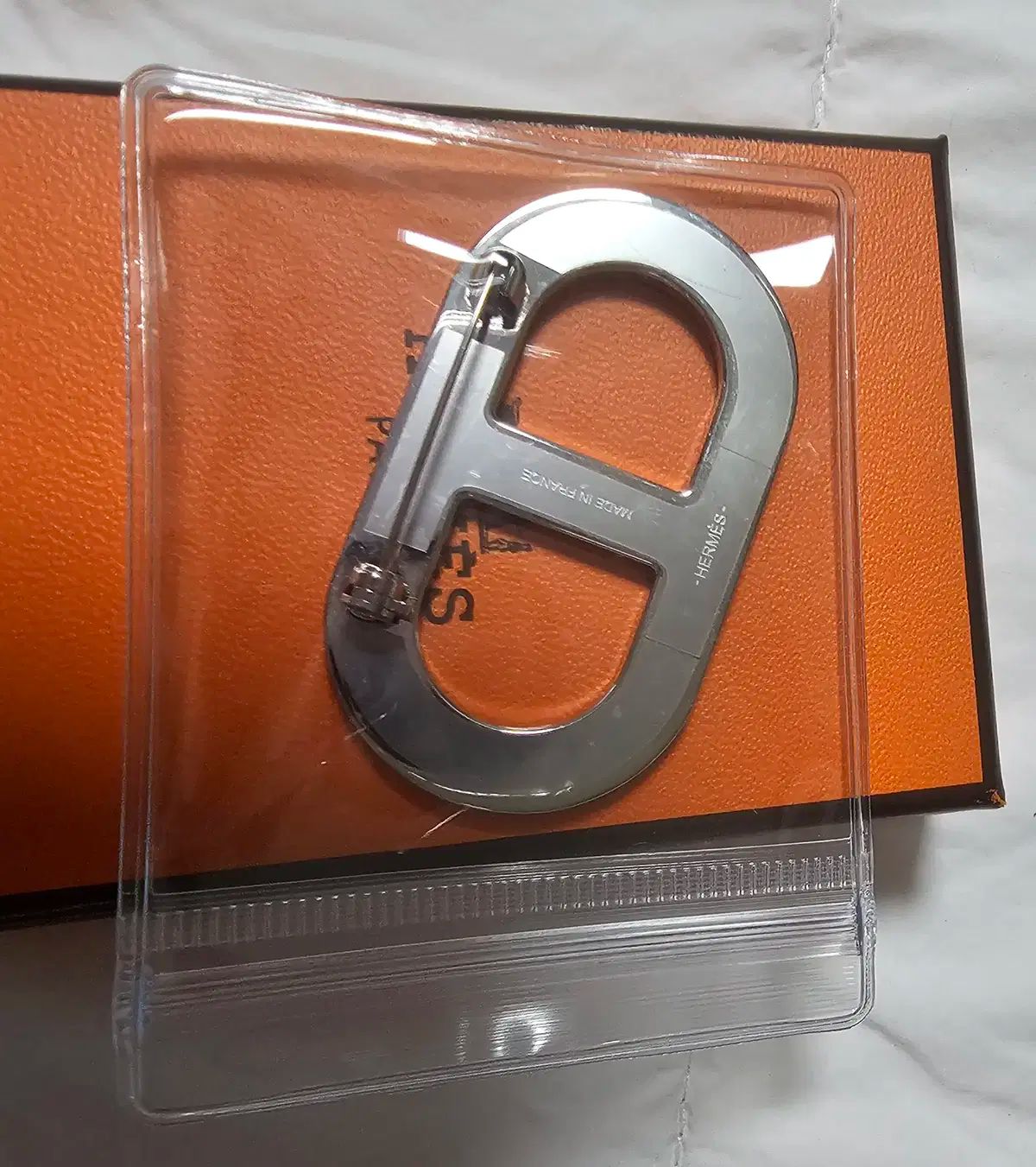 エルメス 샹달 ブローチ ル シルバー