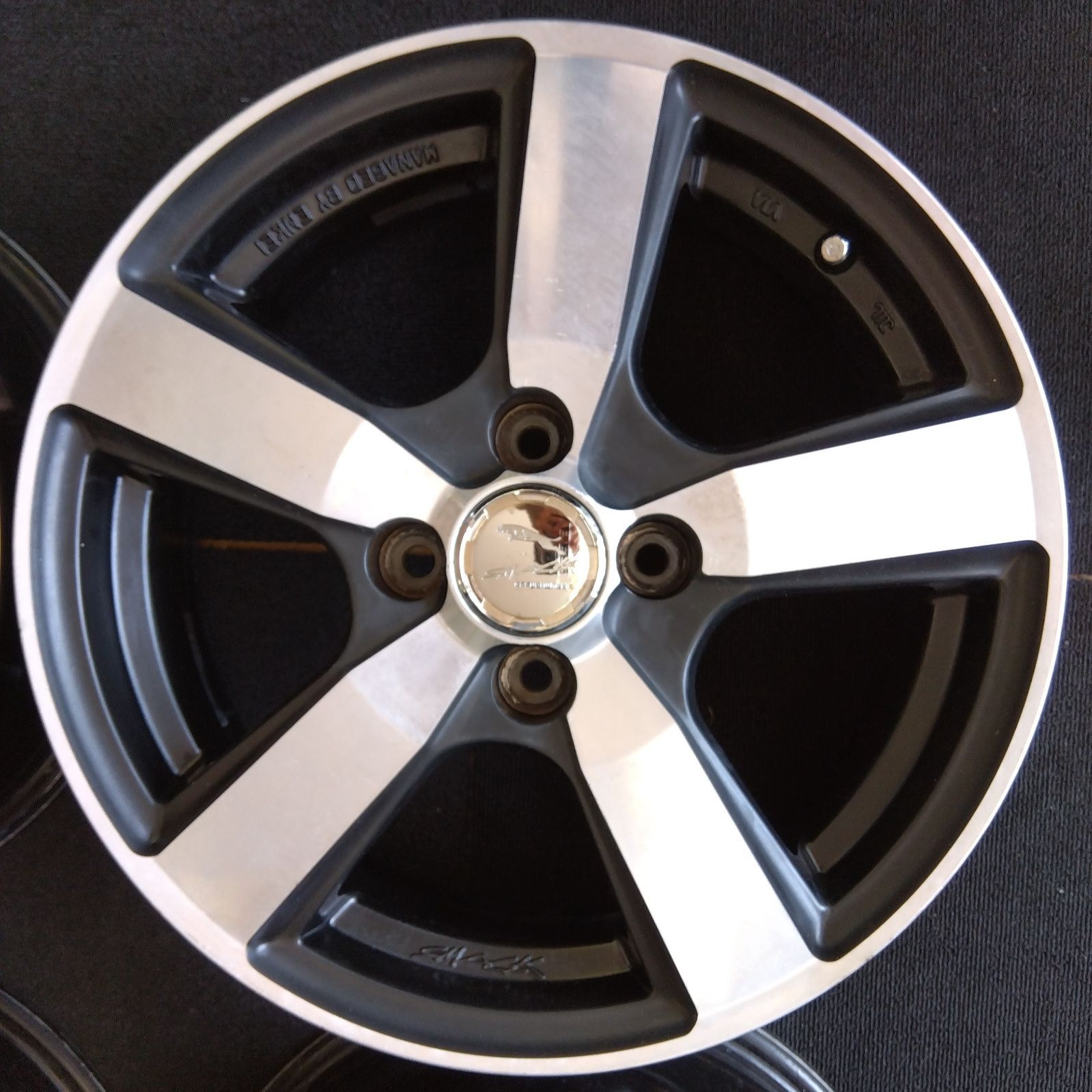 15×5.5J+43】中古 ホイール 4本セット ENKEI SMACK CORSAIR エンケイ