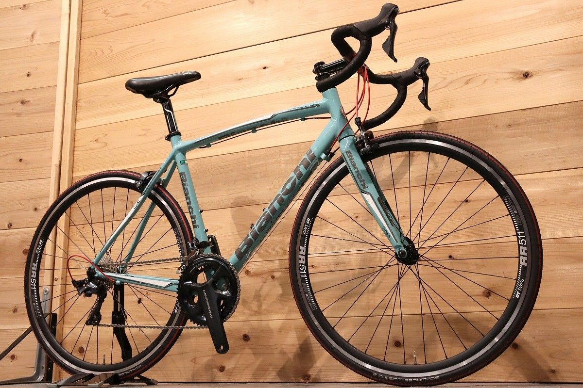 ビアンキ Bianchi ヴィアニローネ Via Nirone7 2015 55サイズ アルテグラ R8000 11S アルミ ロードバイク 千葉店