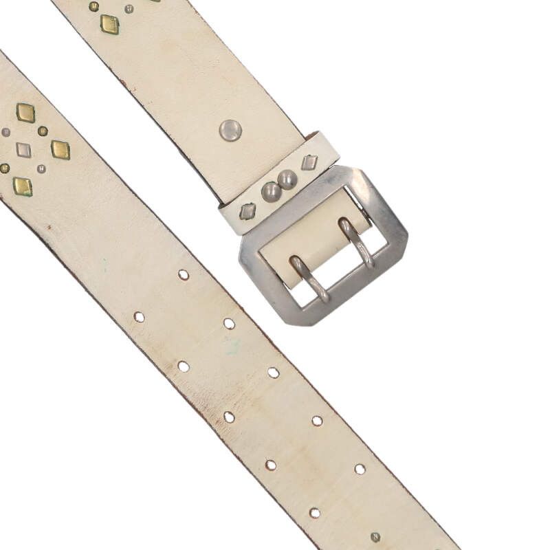 ウルフズヘッドタイプ 32インチ スタッズベルト 瓢箪 wolf's head