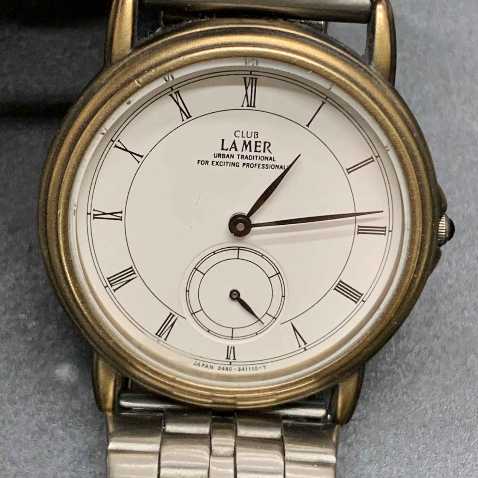 N376 CITIZEN シチズン クラブ ラメール Club La Mer 3481-340809TA スモセコ ゴールドカラー 燻仕上げ ホワイト文字盤