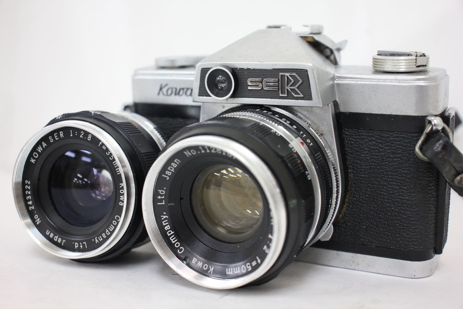 訳あり品 Kowa SE R SER 35mm F2.8 50mm F2 ボディレンズセット e2877