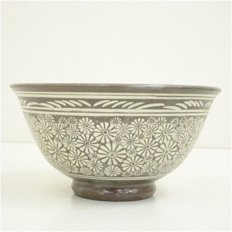 韓国三島手茶碗　柳昌坤作 韓国三島手茶碗 柳昌坤作