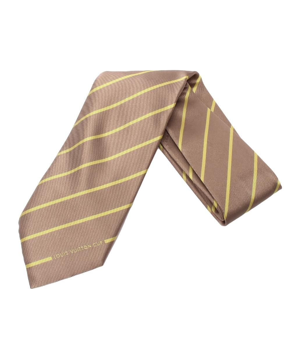 Louis Vuitton ルイヴィトン ネクタイ シルク グレー ブラック 黒