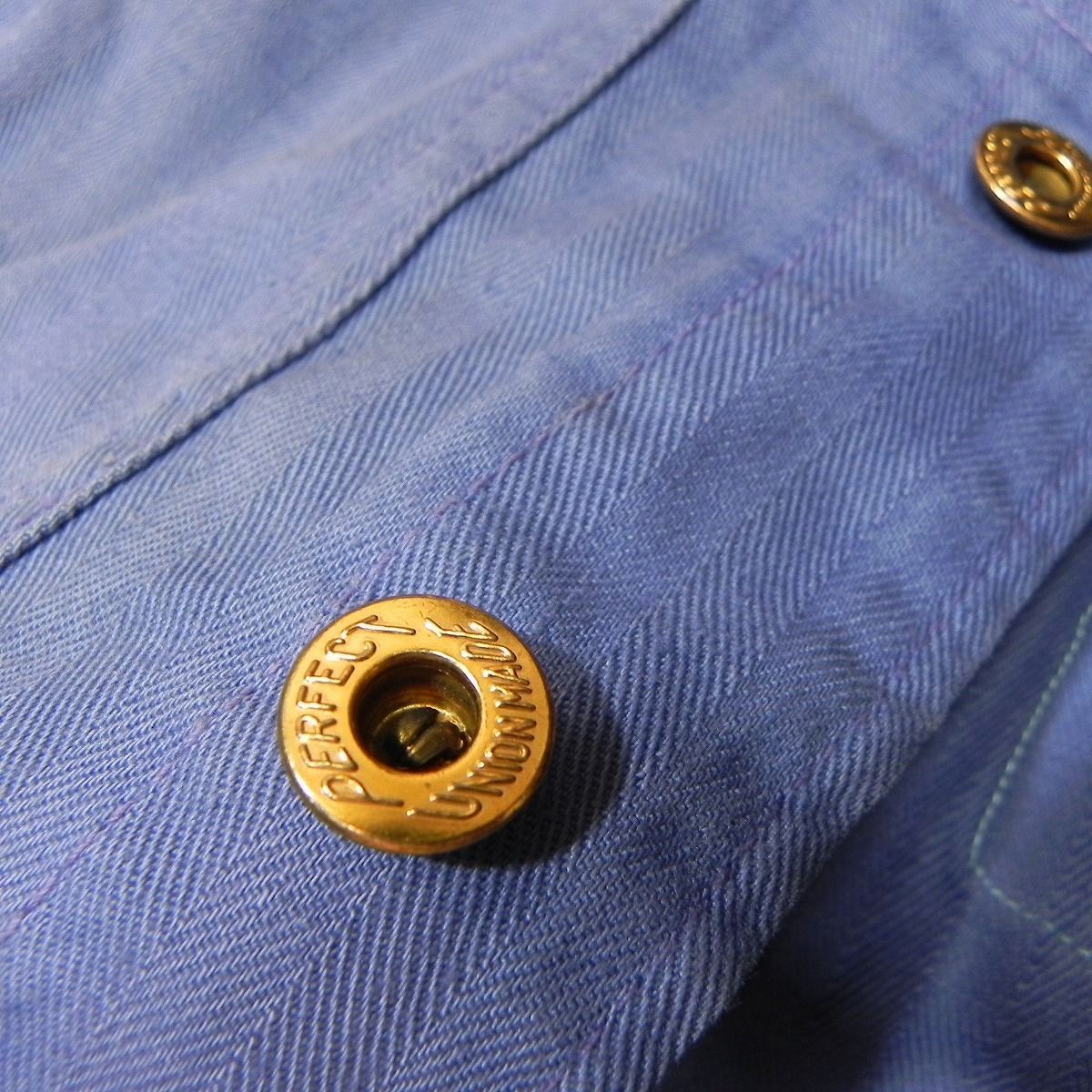 609☆ 60s 70s ツナギ オールインワン へリンボーン size 38 HBT