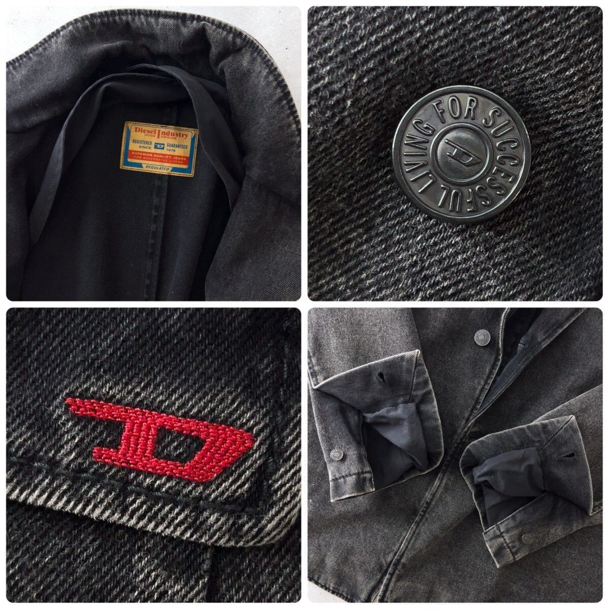 DIESEL ディーゼル デニム ジャケット & パンツ 上下 セットアップ