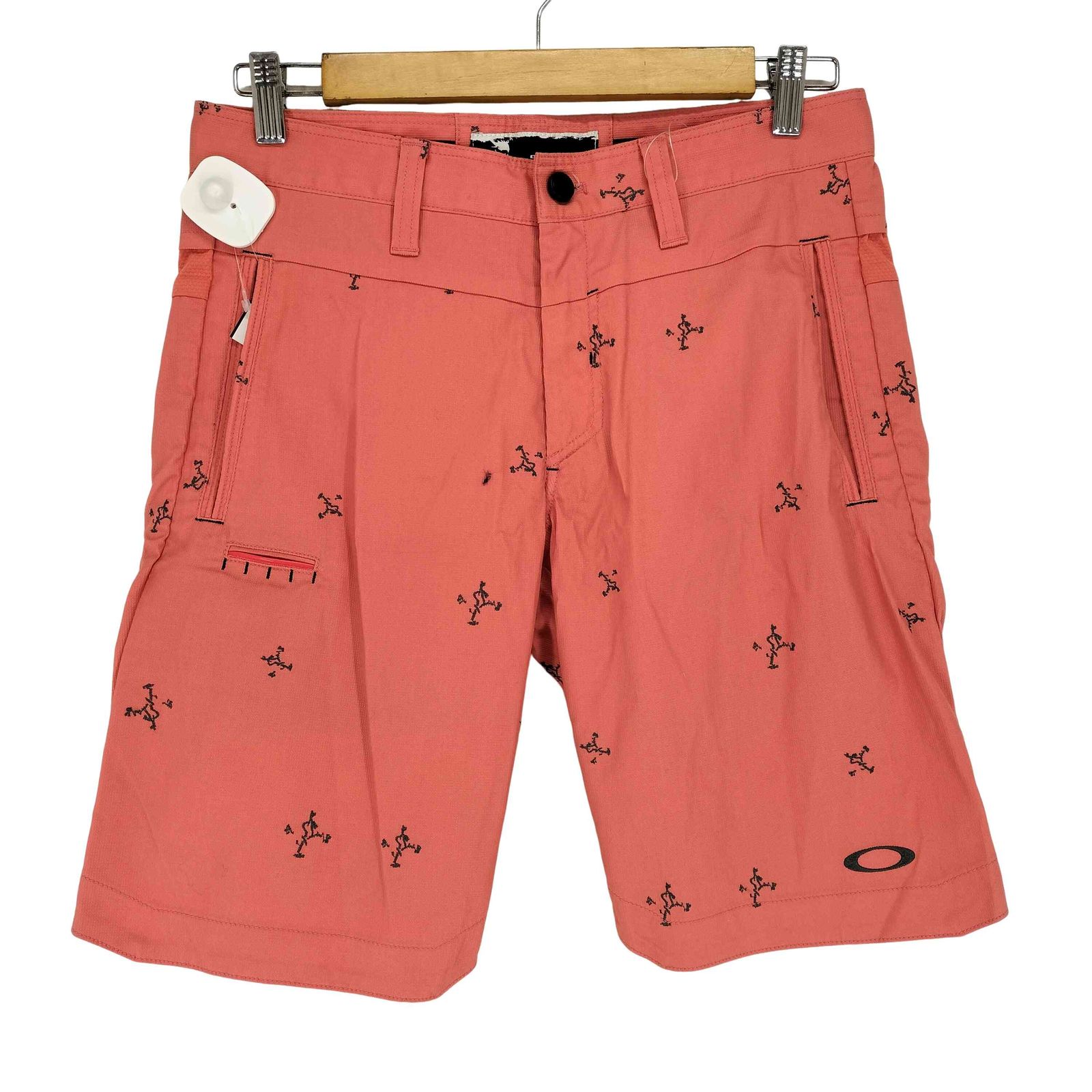 Oakley - オークリー 30 ミドルパンツ ハーフパンツ クロップド　ピンクオレンジ　メンズ OAKLEY オークリー ゴルフウェア ショートパンツ 春 夏 TECH