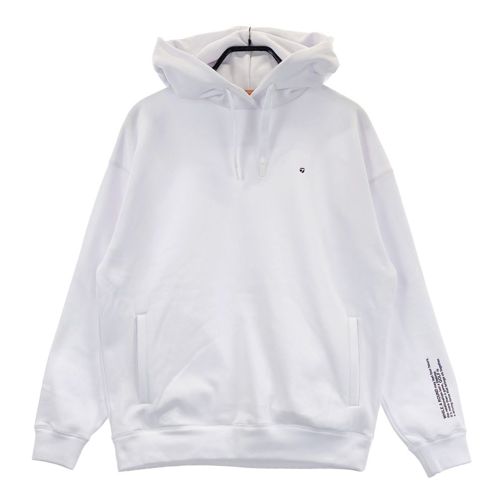サイズ：S TAYLOR MADE テーラーメイド ×UNITED ARROWS 裏起毛 スウェットパーカー  ホワイト系 [240101486619] ゴルフウェア メンズ ストスト サイズ：S TAYLOR MADE テーラーメイド ×UNITED ARROWS 裏起毛