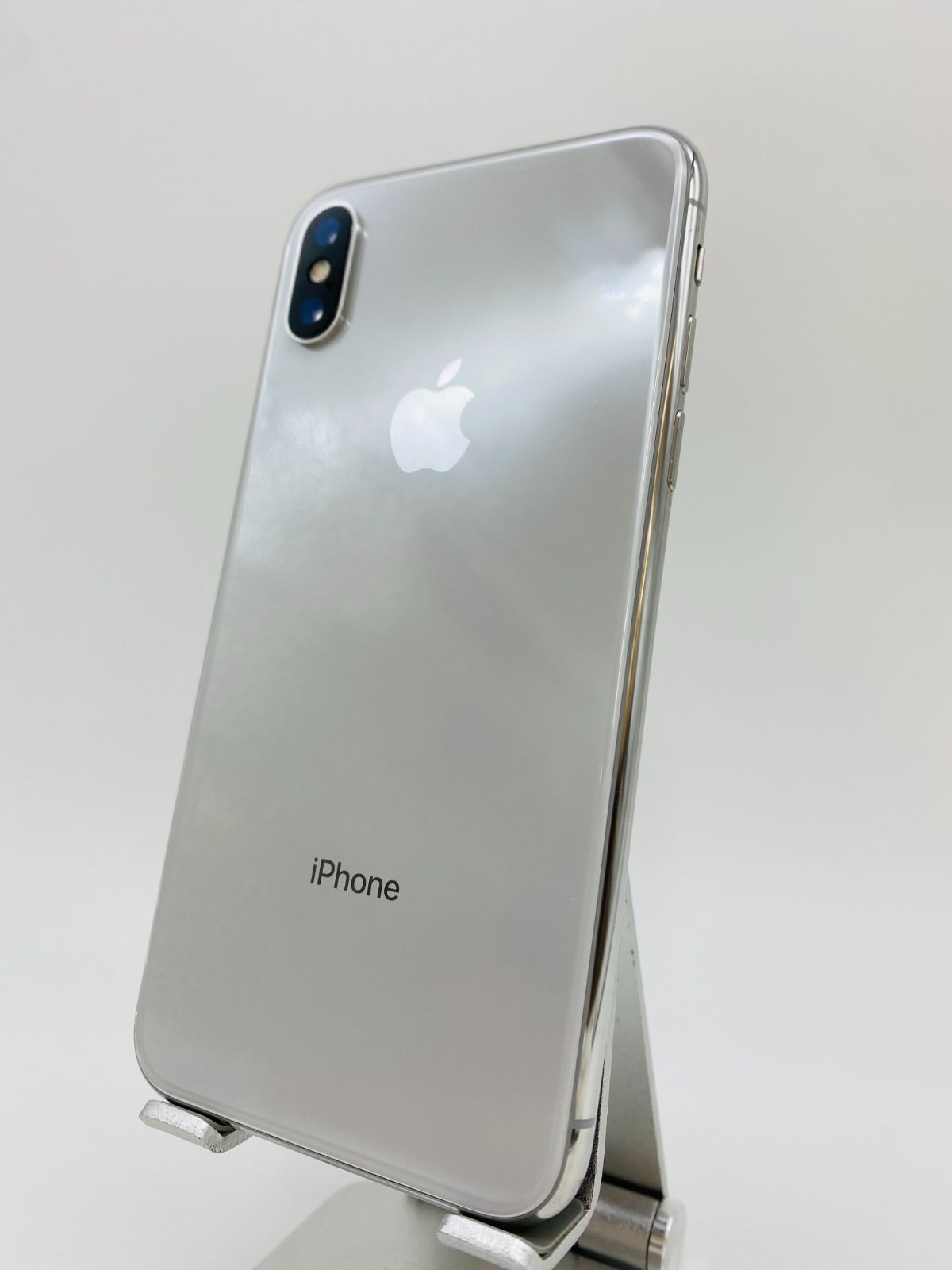 iPhoneX 256GB シルバー/シムフリー/大容量BT新品100％ 023 - メルカリ