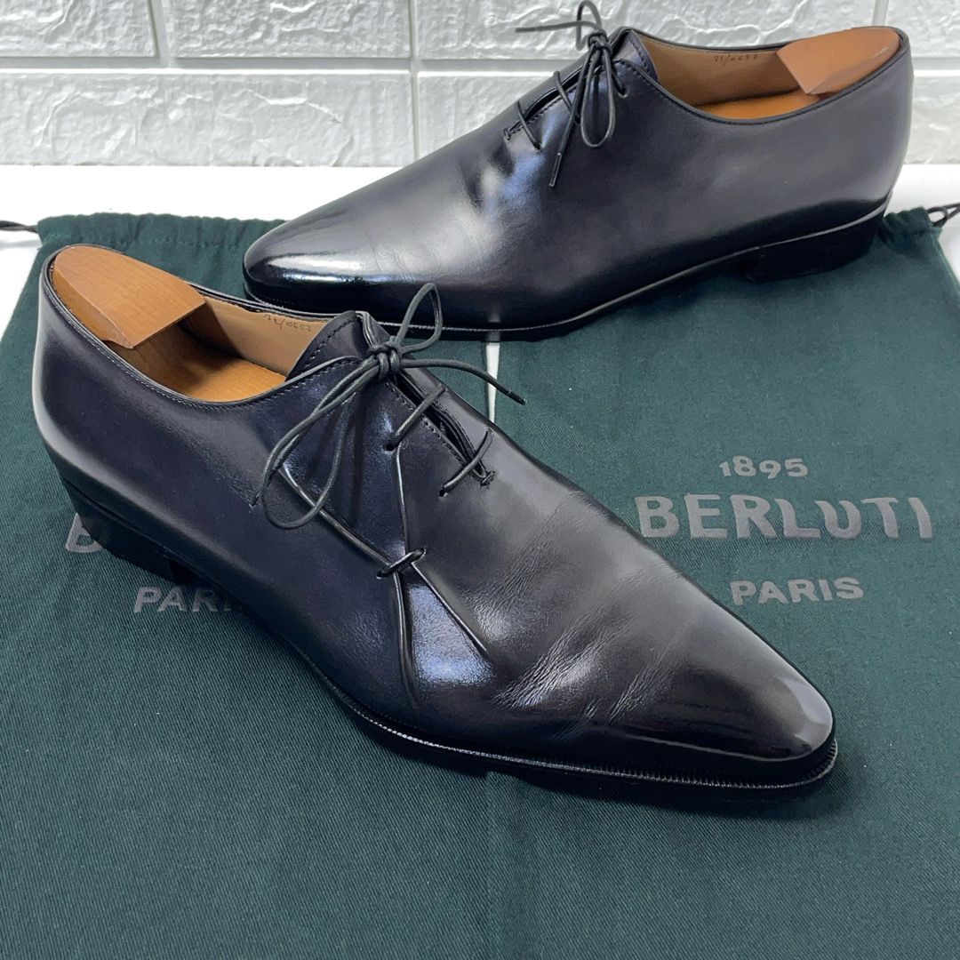 ベルルッティ BERLUTI アレッサンドロ ホールカット レザーシューズ8.5 Berluti ベルルッティ サイズ:8.5 / アレッサンドロ ホールカット
