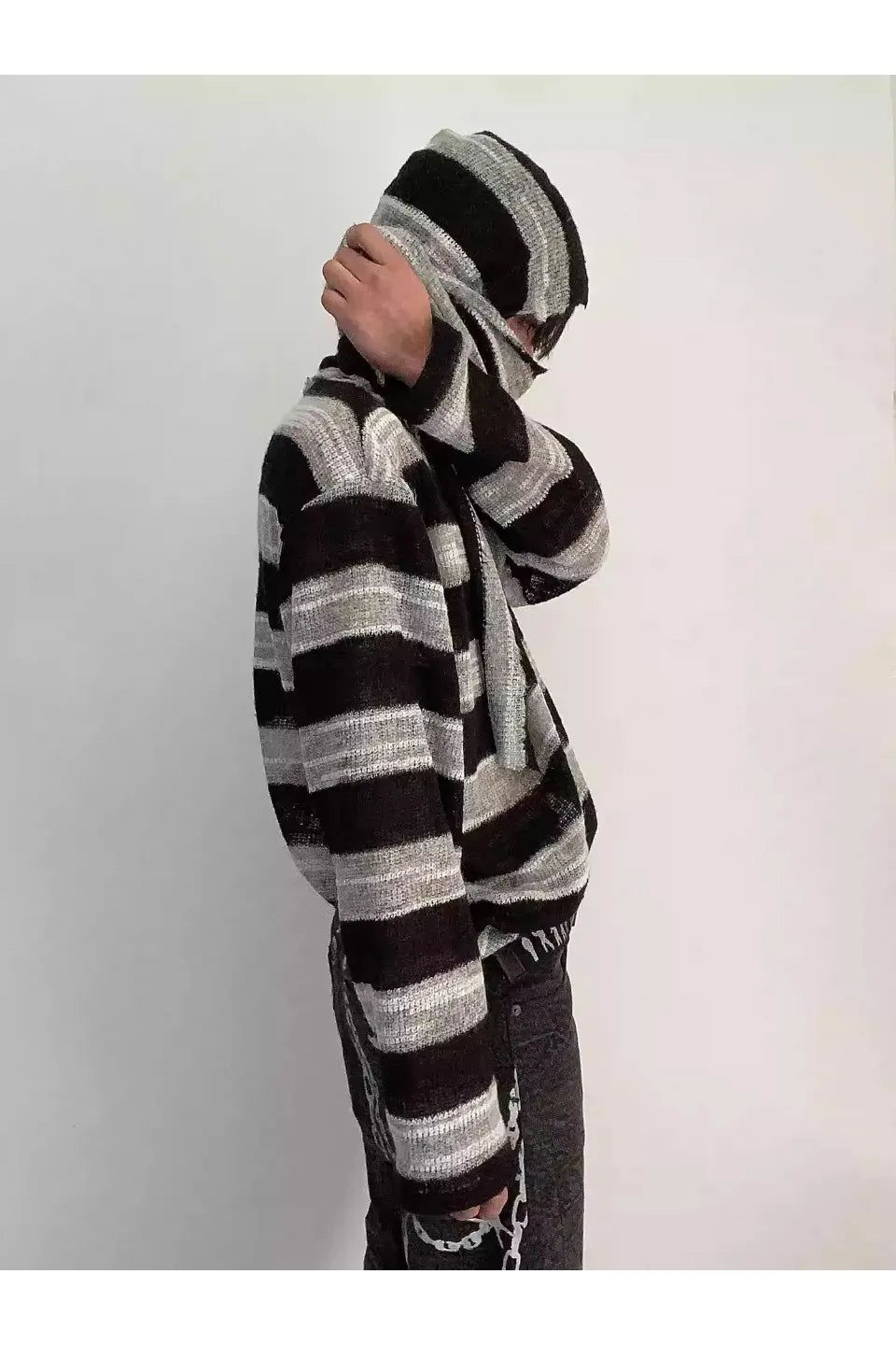 VAJAVU｜DETACHABLE NECK WARMER MOHAIR KNIT TOP 【公式通販】