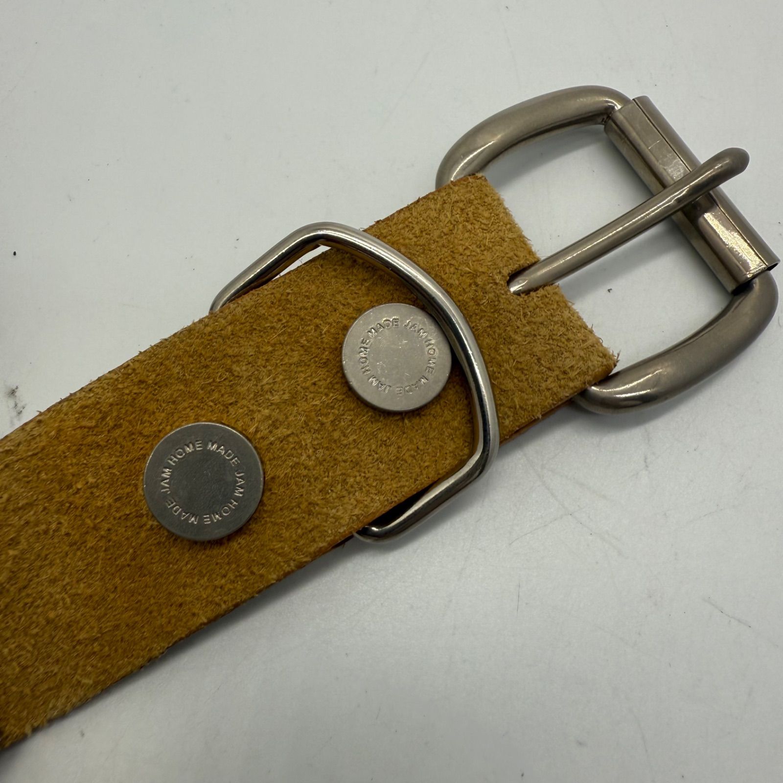 ● JAM HOME MADE × HOLIDAY leather studs belt ジャムホームメイド ホリデイ コラボ スタッズ レザーベルト 2連 ユニセックス
