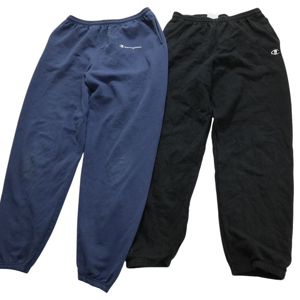 古着卸 まとめ売り チャンピオン スウェット パンツ 8枚セット メンズ Ｌ スウェットカーゴ ワイド ジョガーパンツ 古着 NC0822