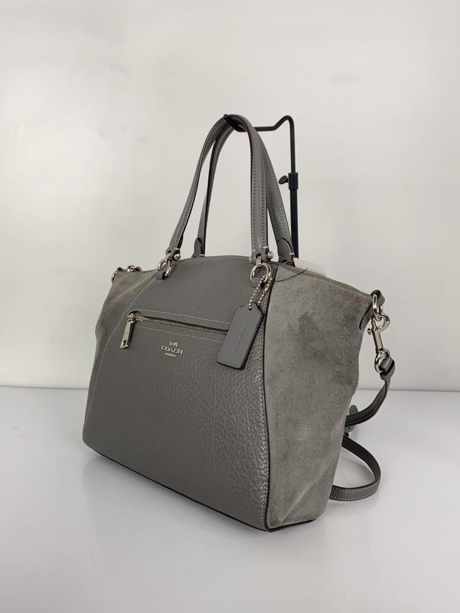 COACH プレーリーサッチェル 2WAYショルダーバッグ グレー F79999 - メルカリ