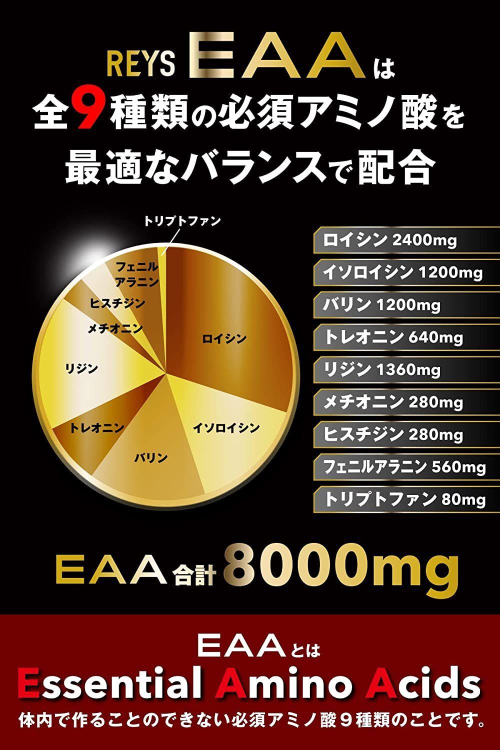 REYS レイズ EAA 山澤礼明 完全監修 レモンライ - アミノ酸