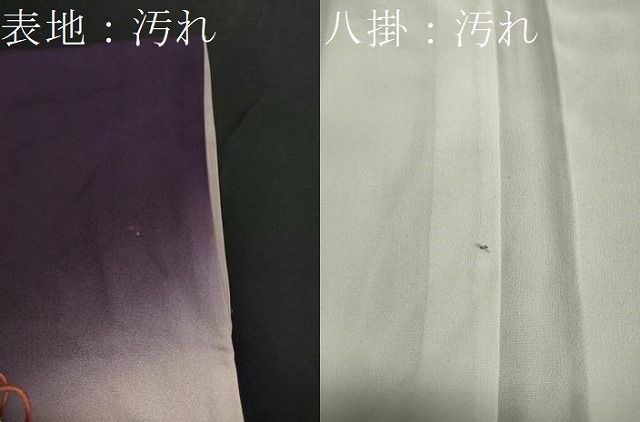 平和屋着物■訪問着　扇面鳳凰花唐草文　暈し染め　金彩　正絹　逸品　CAAO9441yk