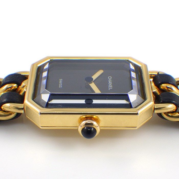 シャネル CHANEL 腕時計 プルミエール L H0001 オクタゴナル ブラック 
