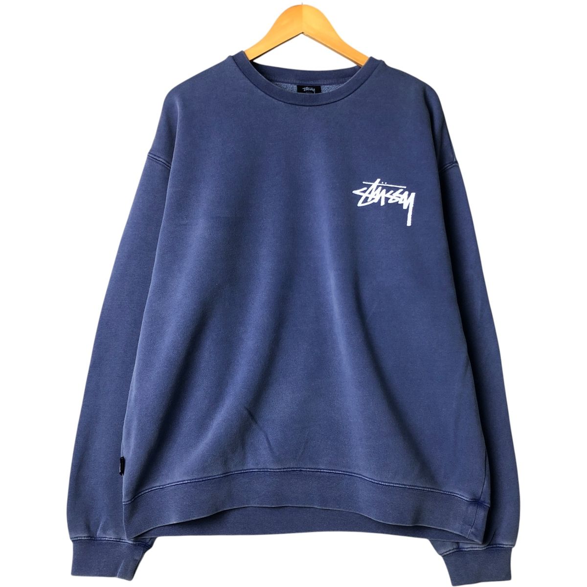 STUSSY 国内送 ロゴモチーフスウェットシャツ ブルー STUSSY 国内送 ロゴモチーフスウェットシャツ ブルー ブルー（青