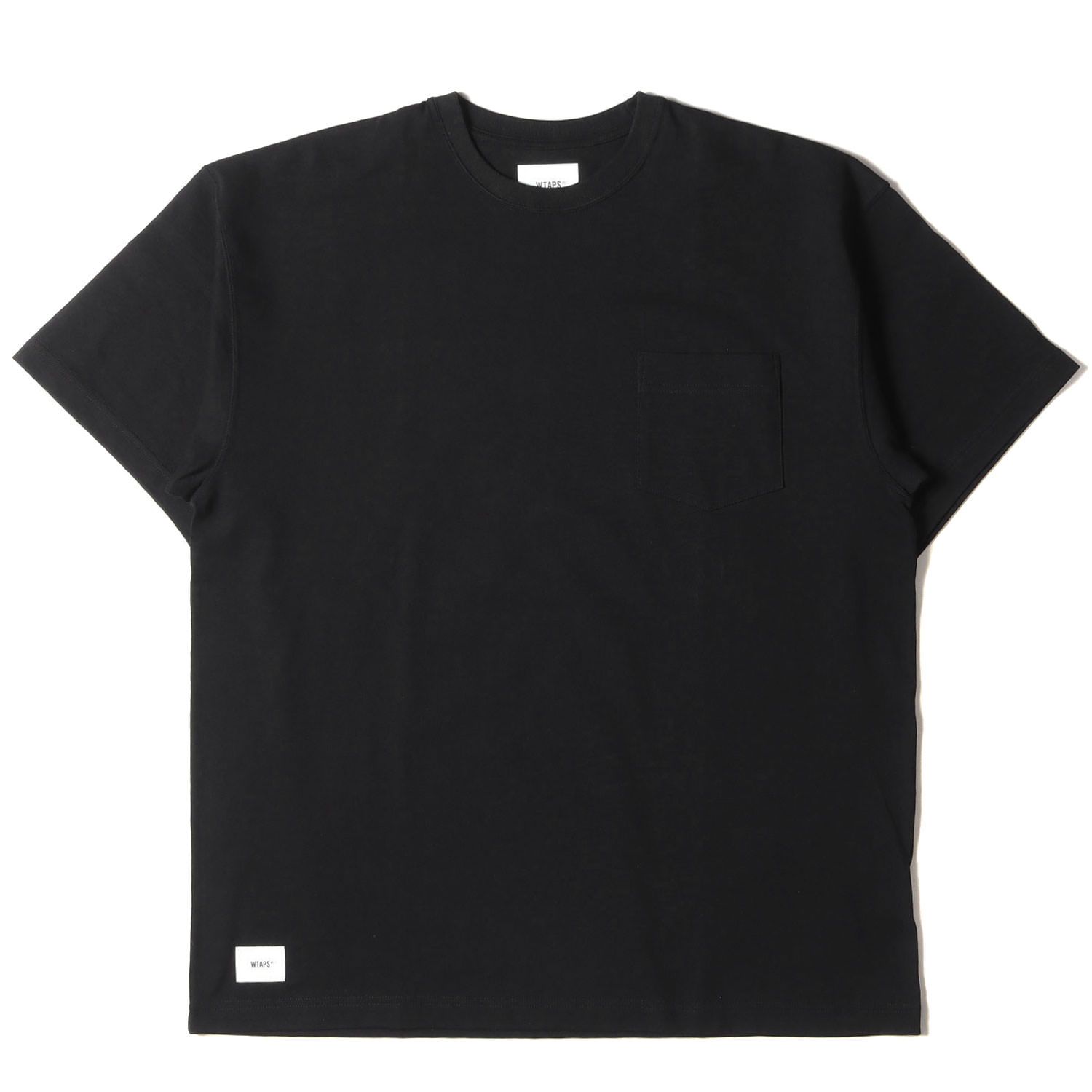 新品同様 WTAPS ダブルタップス Tシャツ サイズ:L 22AW オーバーサイズ ヘビー ポケット クルーネック AII 01 / SS ブラック  黒 トップス カットソー 半袖 ブランド カジュアル - メルカリ