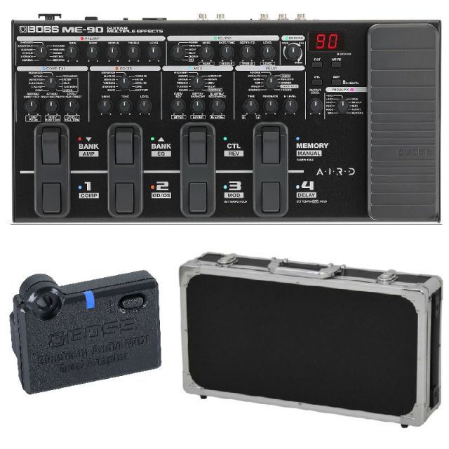 BOSS ギターエフェクターセット BOSS ボス ME-90 Guitar Multiple Effects + BT-DUAL ＋ EC60 BK