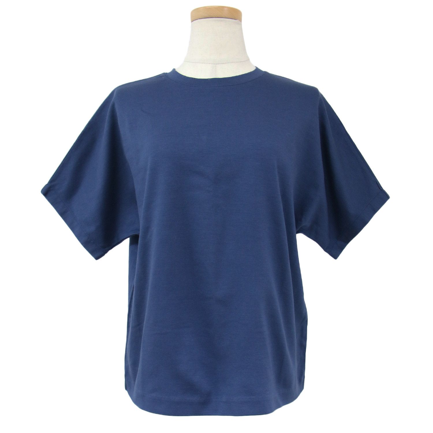 極美品❣️ Ronharman ロンハーマンebure 青 半袖 Tシャツ 38 美品 ebure エブール Ron Herman ロンハーマン Tシャツ ネイビー