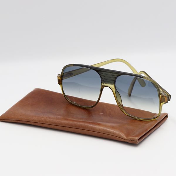 ケース付 クリスチャンディオール 2121 ドイツ製 クリアイエロー  