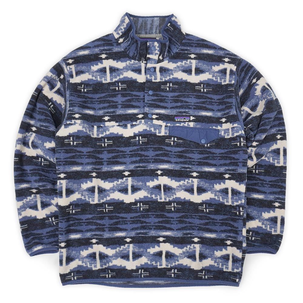 patagonia シンチラ スナップt フリース グリセード 総柄 パタゴニア