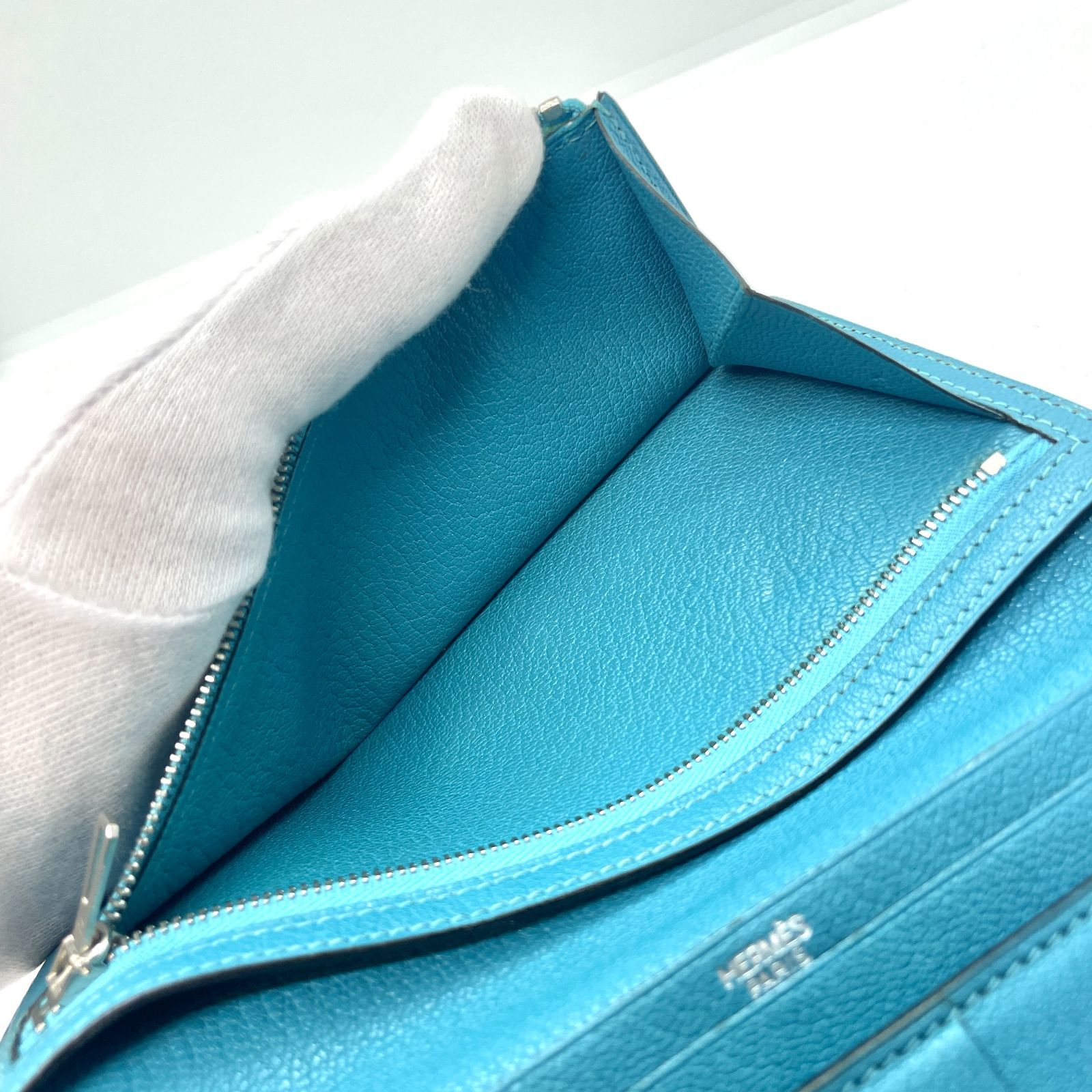 【532】HERMES/エルメス べアン 二つ折り 財布 ウォレット シェーブル 532】HERMES/エルメス べアン 二つ折り 財布 ウォレット シェーブル