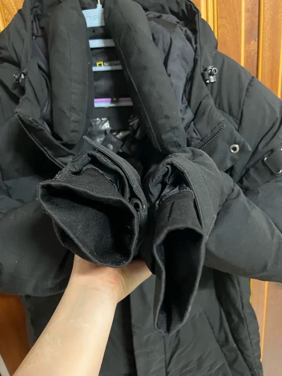 【新品通販】 National Geographic ナショナルジオグラフィック ロング丈ダウンパーカー 95 M ブラウス