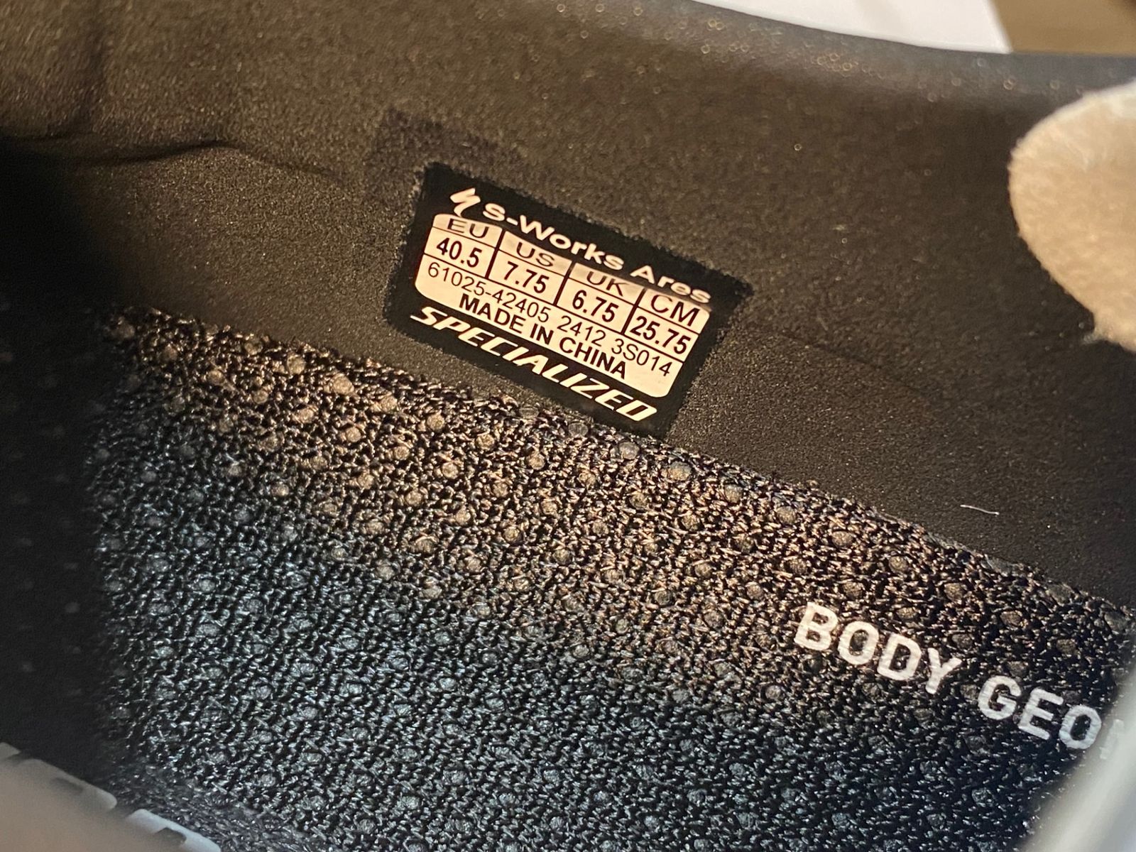 JM411 スペシャライズド SPECIALIZED エスワークス S-WORKS ARES 2 RD ビンディングシューズ TEAM 白 EU40.5 SPD-SL BRIGHTFACE_UK