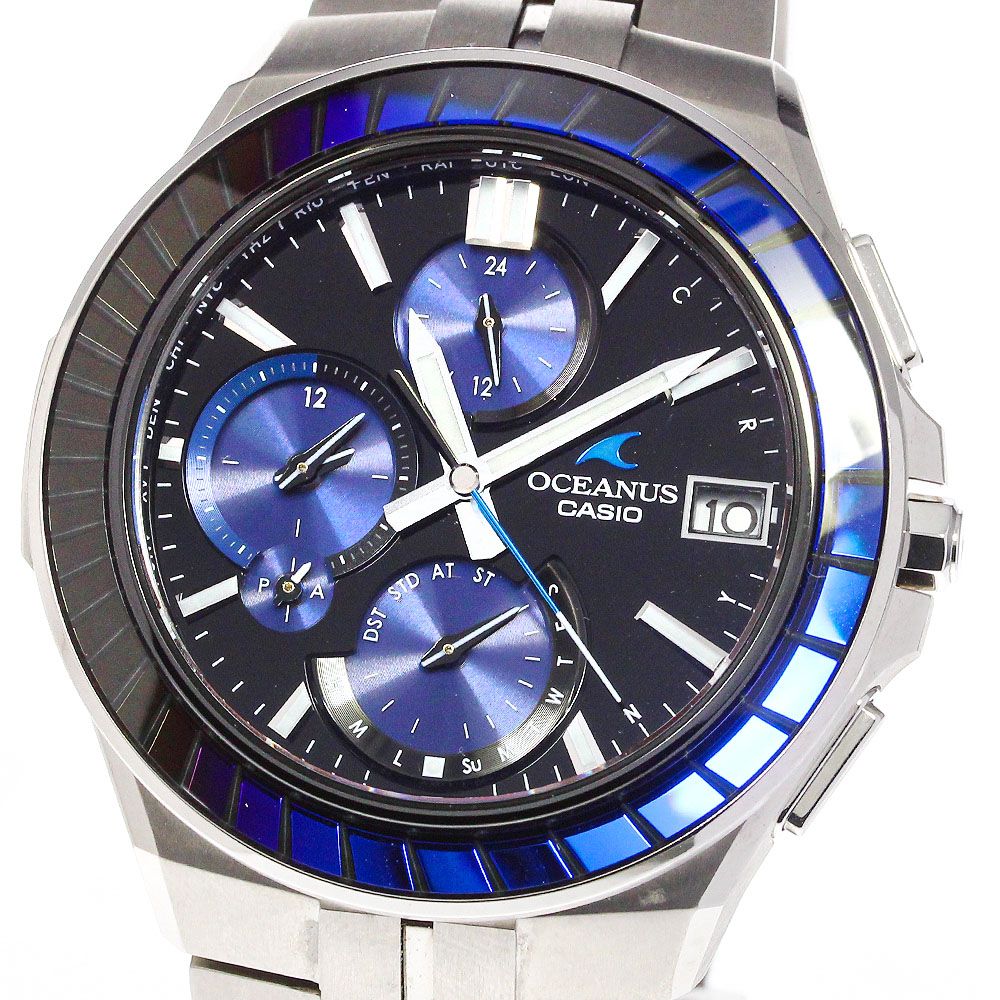 カシオ CASIO OCW-S5000EK-1AJF オシアナス マンタ 江戸切子 世界1000