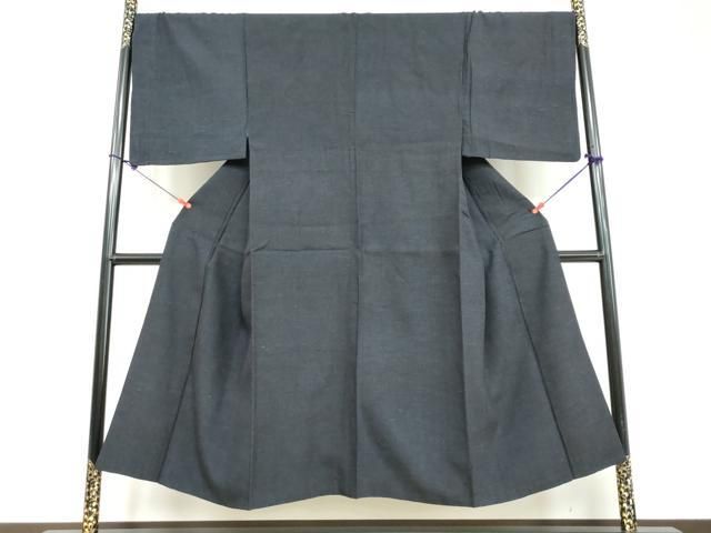 平和屋着物●男性　紬　鉄紺色　正絹　逸品　DAAW5143ud 平和屋着物○男性 紬 鉄紺色 正絹 逸品 DAAW5143ud - メルカリ