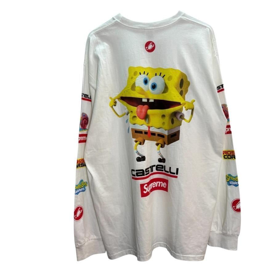 Supreme castelli スポンジボブ ロンT Lサイズ Supreme x SpongeBob Castelli Racing L/S