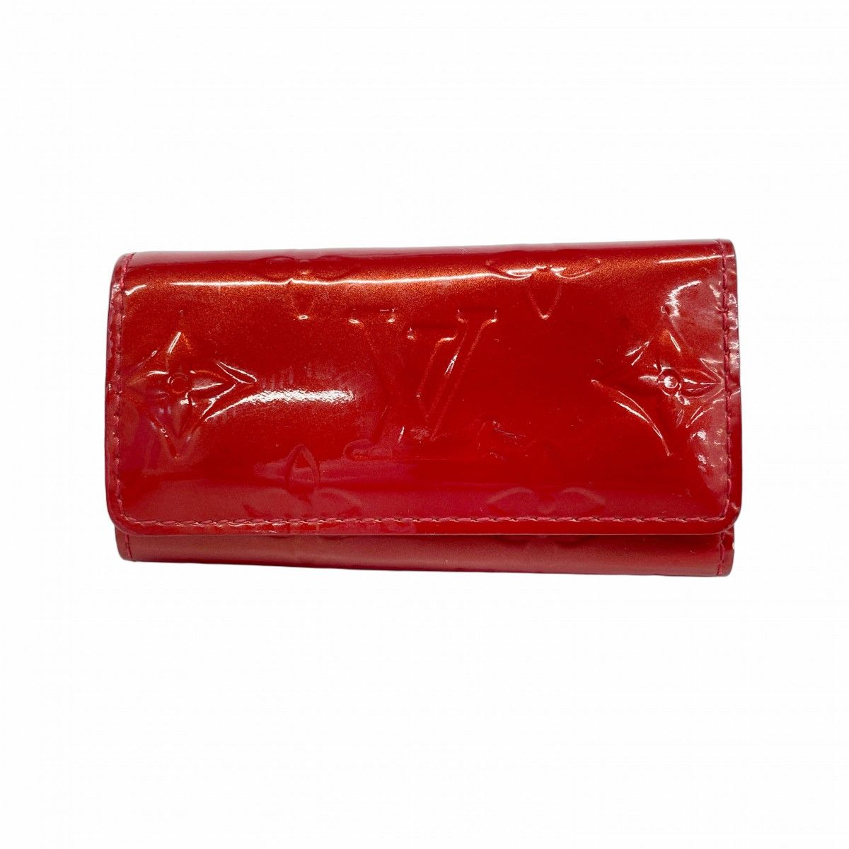 5mc3065 ルイヴィトン キーケース ヴェルニ ミュルティクレ4 M91976 ポムダムール レディース