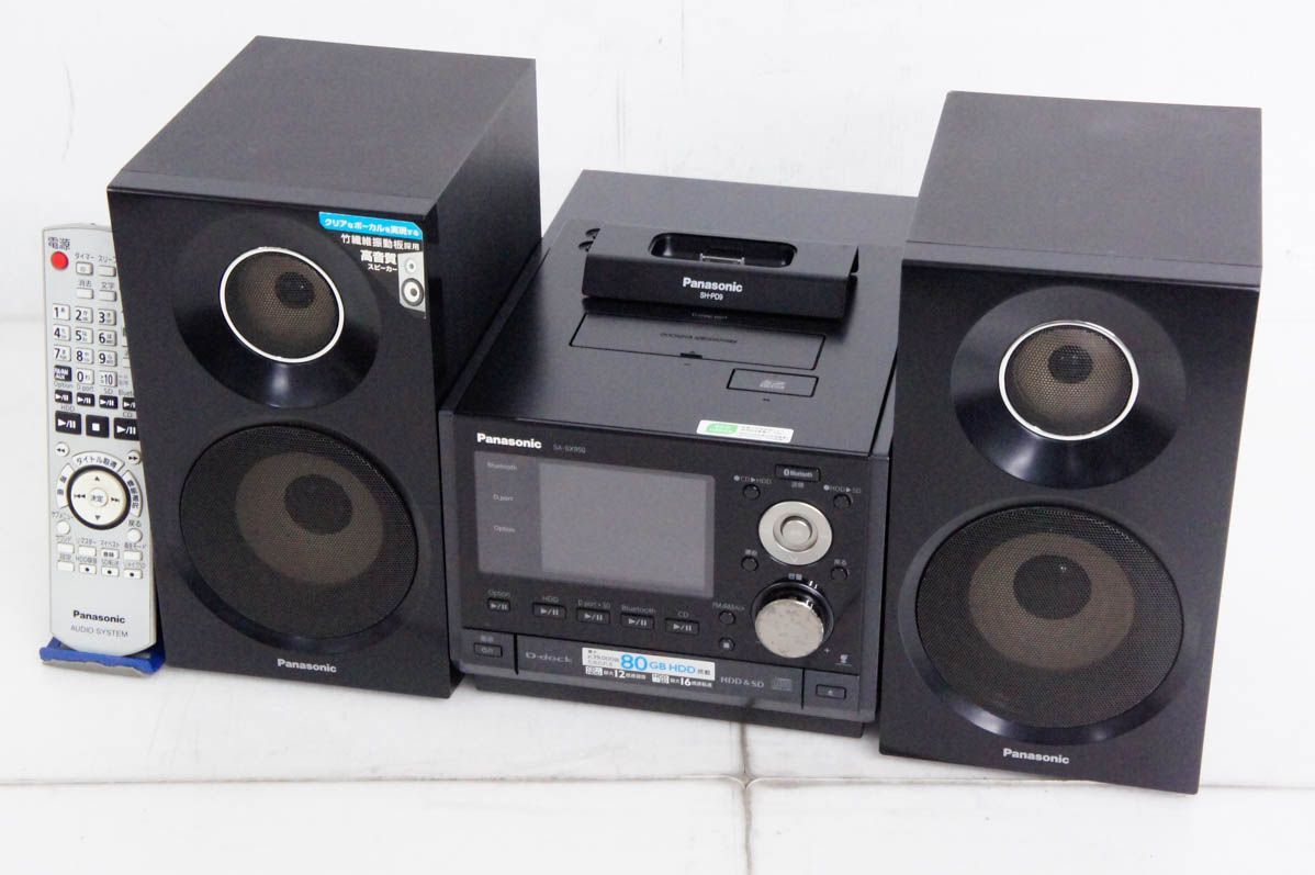 中古】Panasonicパナソニック SDステレオシステム D-dock SC-SX950