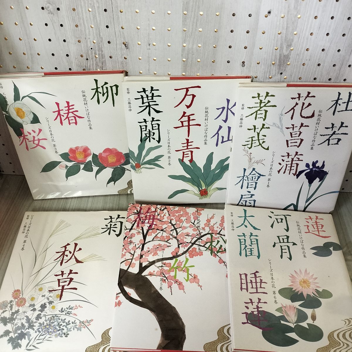 全6冊 揃い 伝統花材いけばな作品集 シリーズ日本の花  230021 全6冊 揃い 伝統花材いけばな作品集 シリーズ日本の花 230021