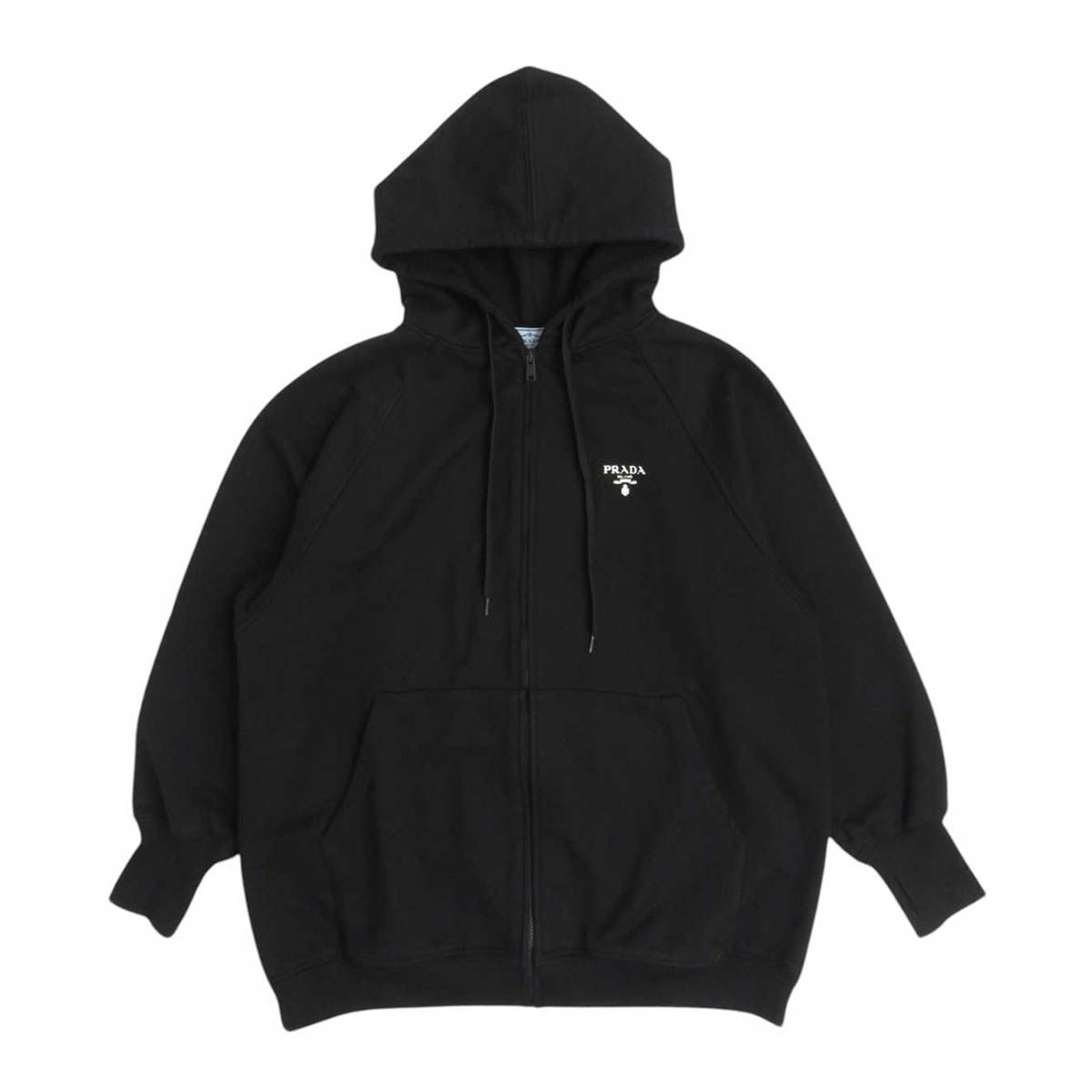 プラダ ジップアップ フーディ 138572 メンズ ブラック PRADA
