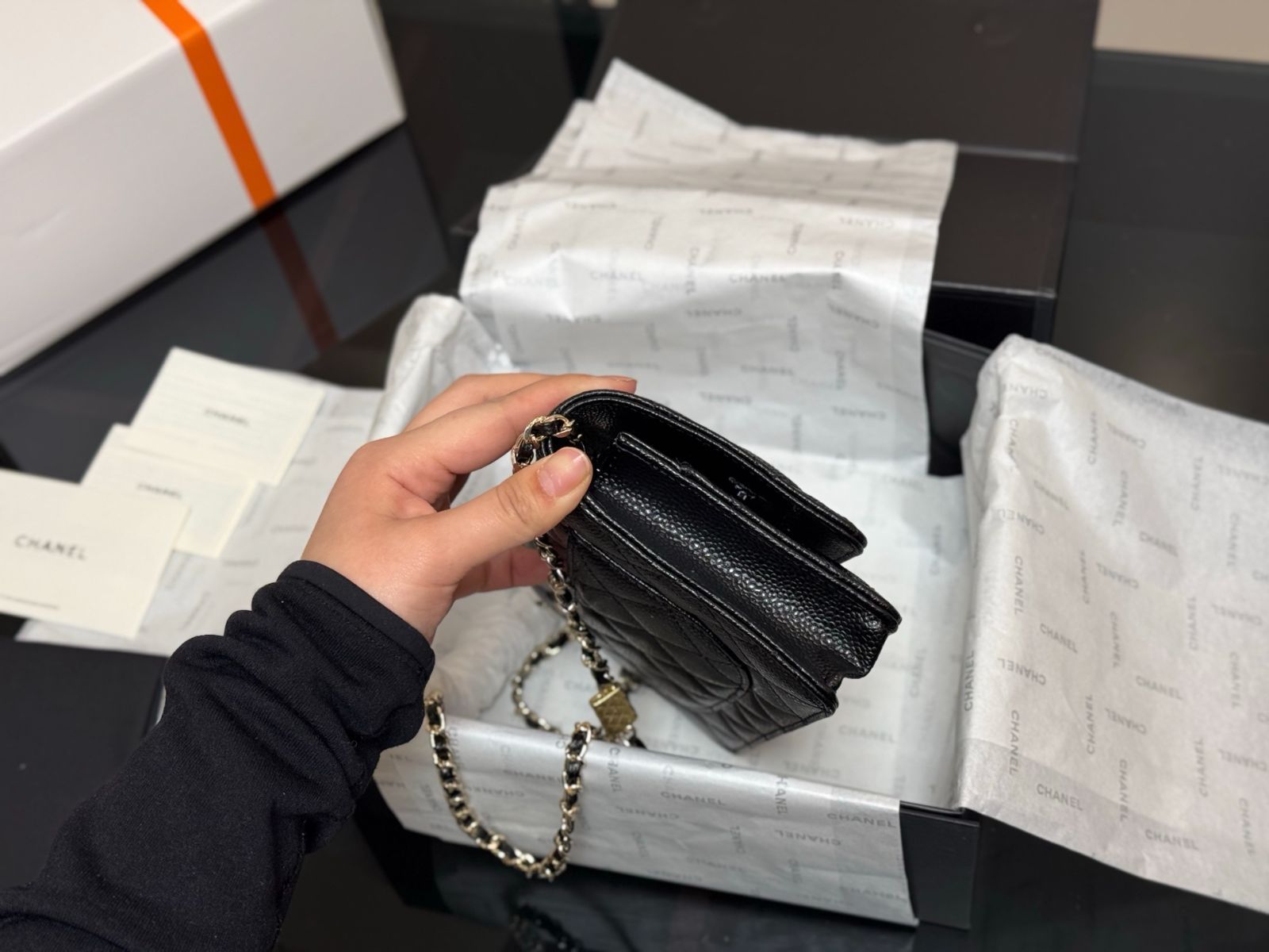 今日特価】Chanel ウォレット オン チェーン（WOC） 19×12cm