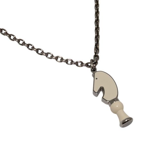 エルメス シュバル ホースモチーフ ネックレス シルバー HERMES