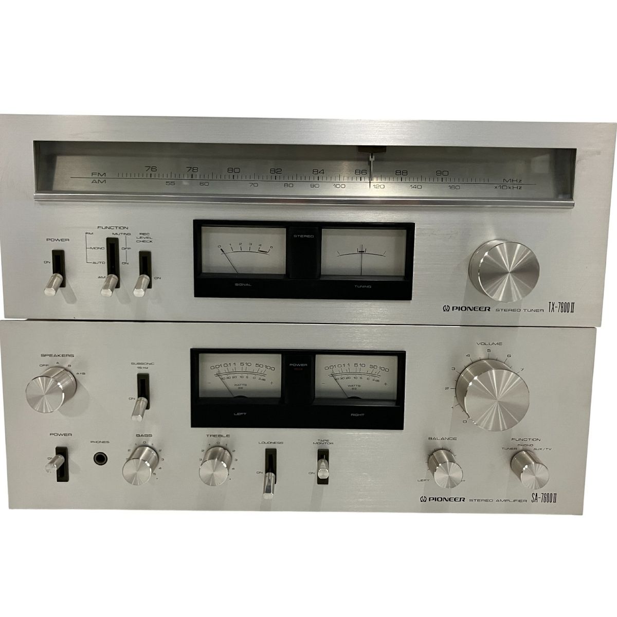 pioneer SA-7600II TX-7800II チューナー ステレオ アンプ セット ジャンク B10457776