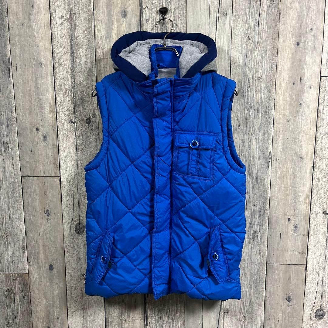 DRY LAUNDRY JAPAN フード取り外し 中綿 ダウンベスト M - メルカリ