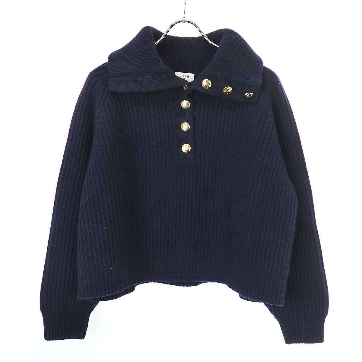 CELINE セリーヌ Vareuse Sweater ウールカシミヤ ヴァルーズニット