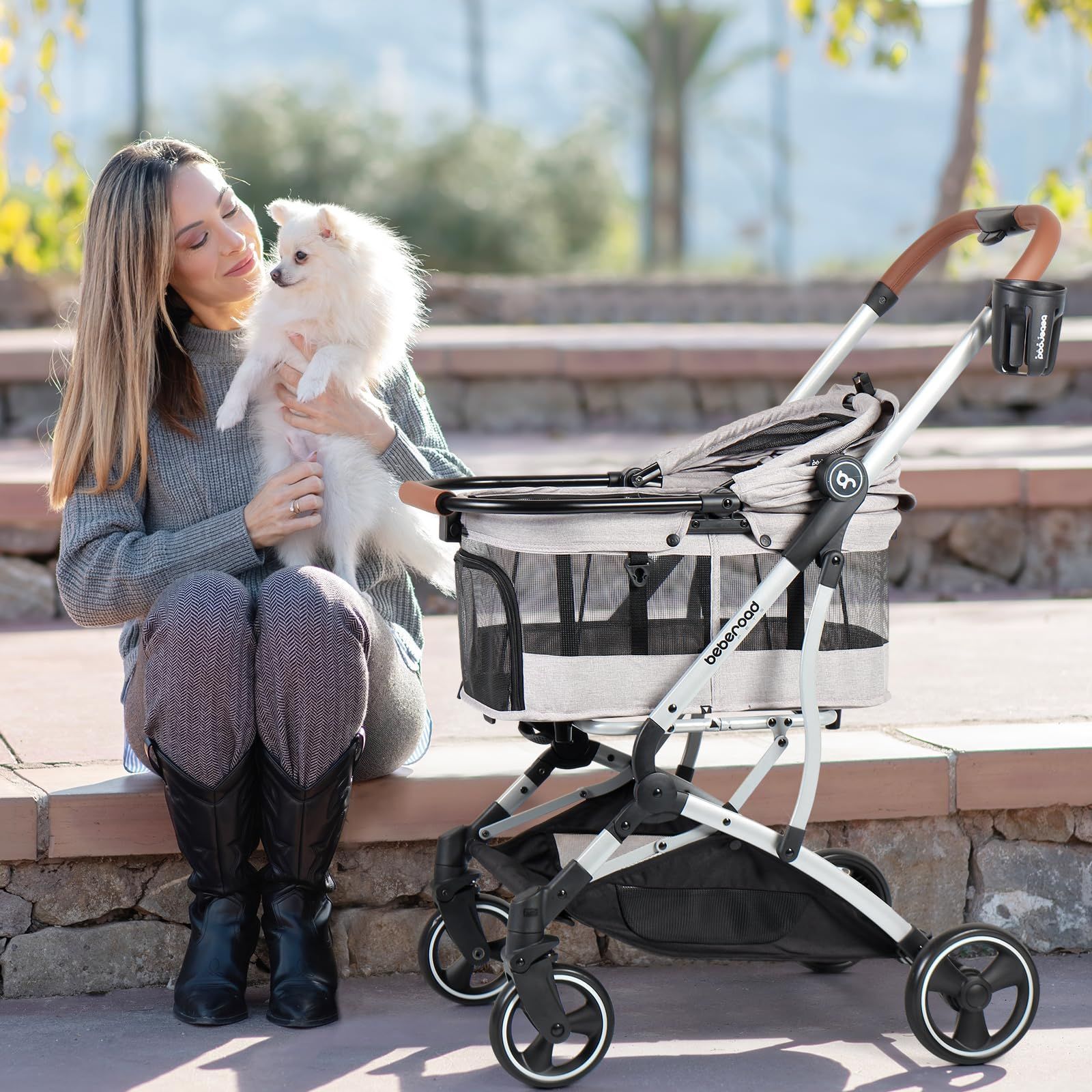 大特価』 後輪ブレーキ付 折りたたみ 多機能 折りたたみ いぬ用