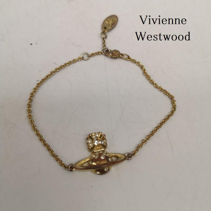 Vivienne Westwood ゴールドチェーンブレスレット Vivienne Westwood/ヴィヴィアン・ウエストウッド」オーブ