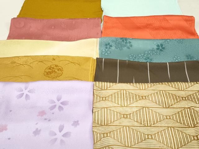 平和屋着物★和装小物　上質な帯揚げ　10枚セット　逸品　DAAM7524qa 平和屋着物☆和装小物 上質な帯揚げ 10枚セット 逸品 DAAM7524qa