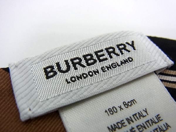 □新品□未使用□ BURBERRY バーバリー ノバチェック シルク100