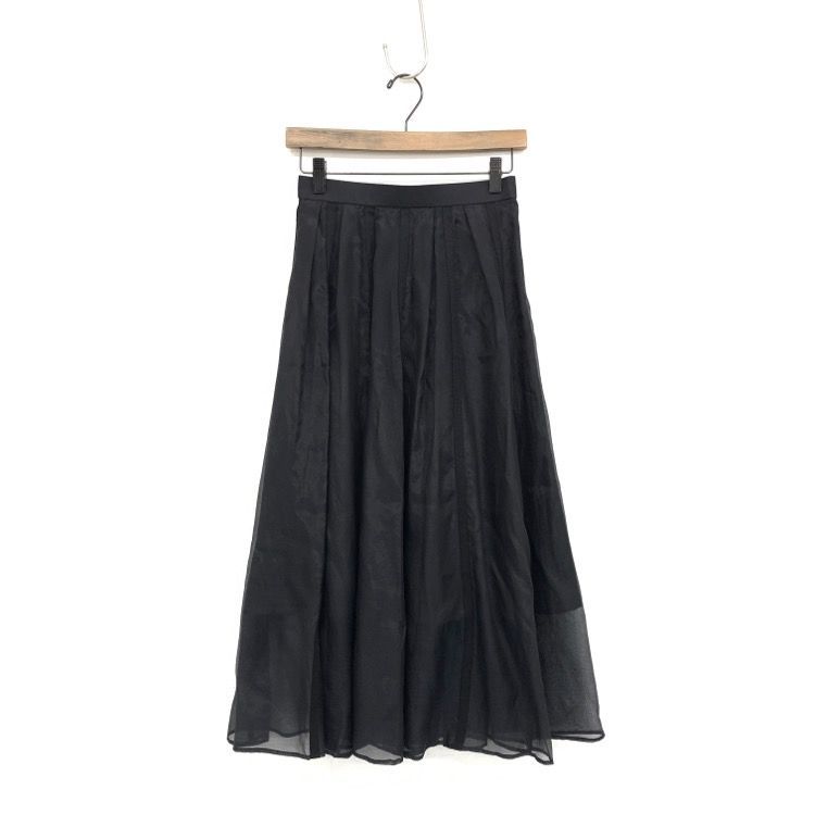 AKIRANAKA アキラナカ Doloress flare skirt ソフトシフォン シアー