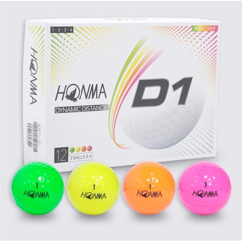本間ゴルフ（HONMA） D1ボール 1ダース(12個) BT2001L MC