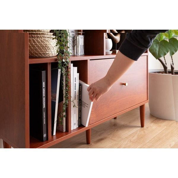 引き出し収納付き ディスプレイラック