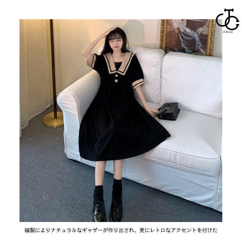 ちゃんまい♡90cmリバティ✖️無地セーラーワンピース セーラー襟ワンピース👗 – FCPRESS